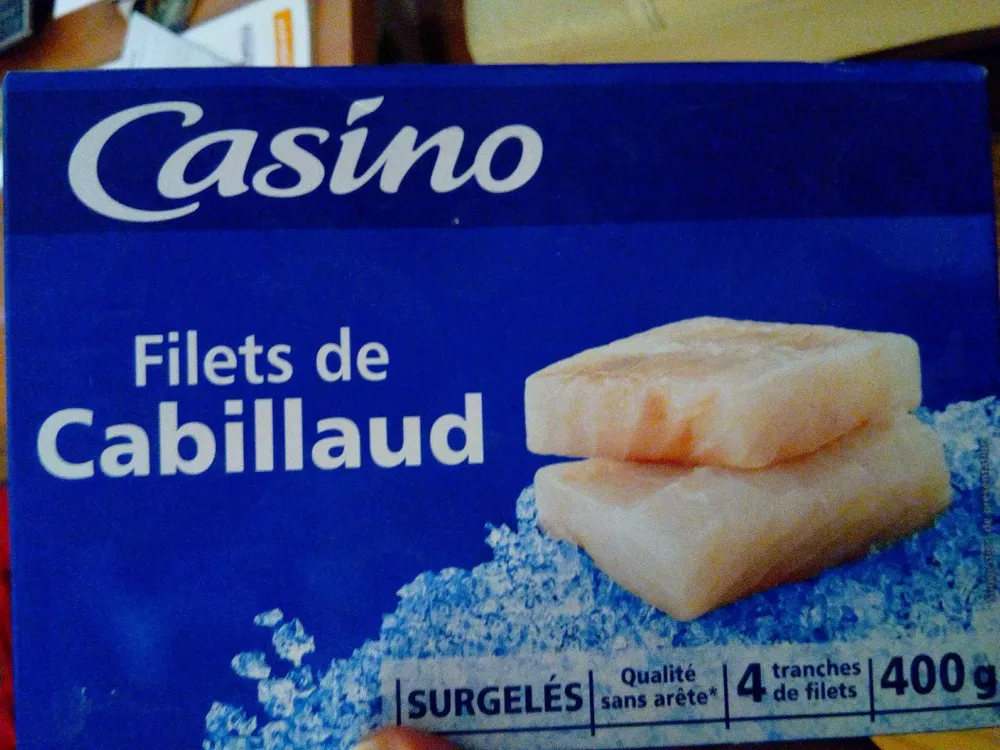 Tranches de filets de cabillaud