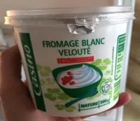 Fromage blanc velouté nature 7,6% de matières grasses sur produit fini