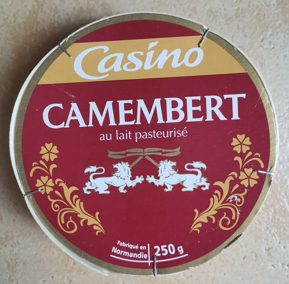 Camembert au lait pasteurisé