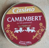 Camembert au lait pasteurisé