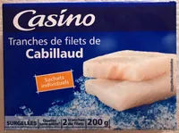 Tranches de filets de cabillaud