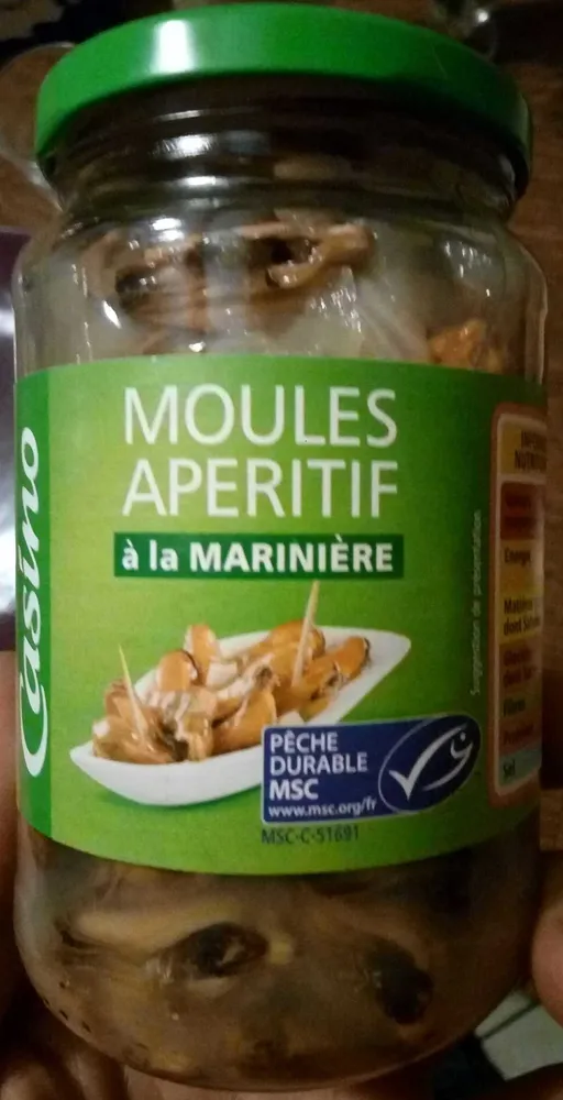 Moules Apéritif à la Marinière