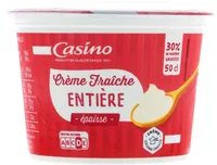 Crème fraîche épaisse entière 30% de MG