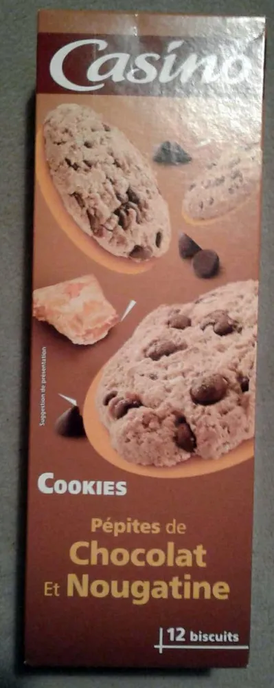 Cookies Pépites de Chocolat et Nougatine