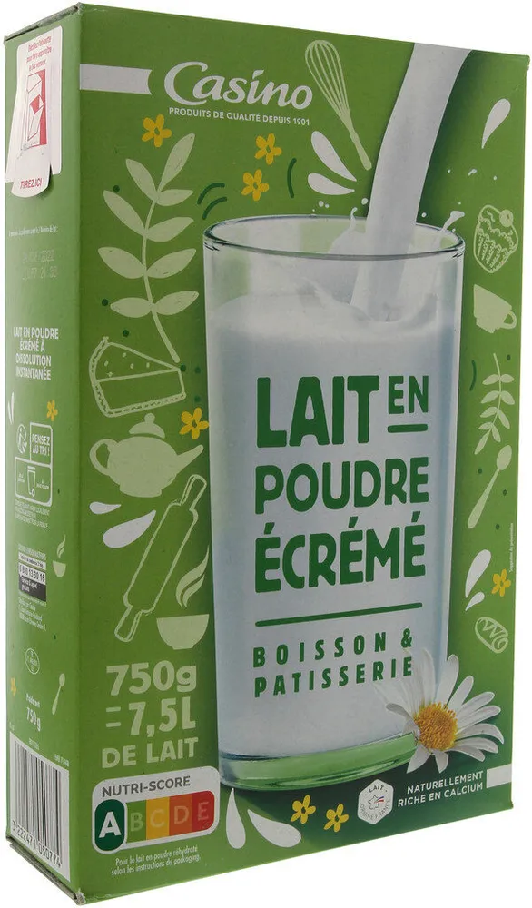 Lait en poudre écrémé