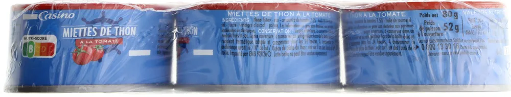 Miettes De Thon à La Tomate