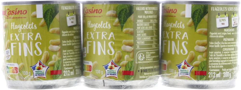 Flageolets verts extrafins