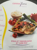 Poulet Basquaise et son Riz