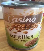 Lentilles préparées