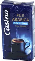 Pur arabica décaféiné Café moulu