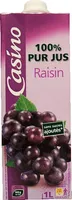 100 % Pur jus de raisin