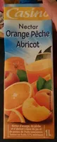 Nectar d'orange, de pêche et d'abricot