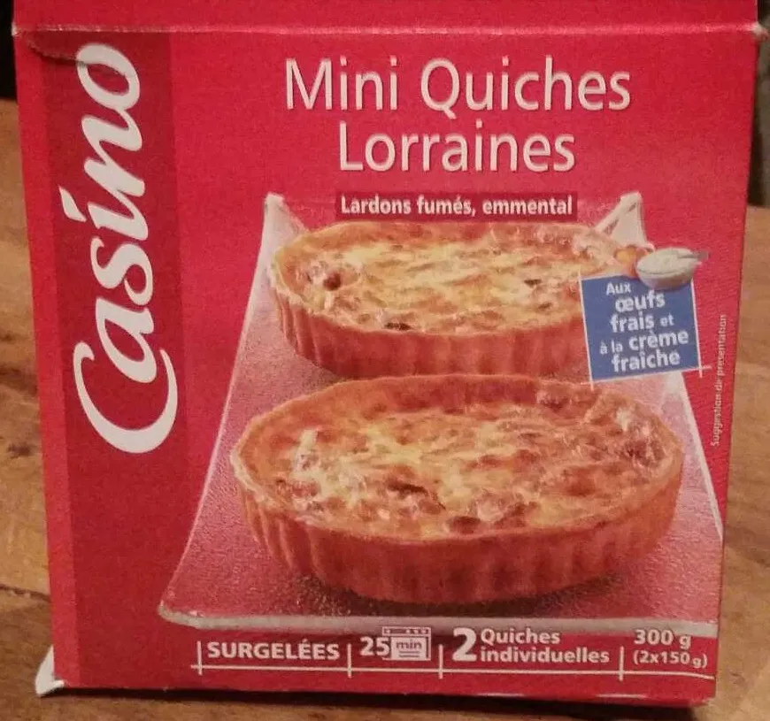 2 Quiches Lorraines