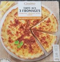 Tarte aux 3 fromages - Emmental, fromage blanc, Comté