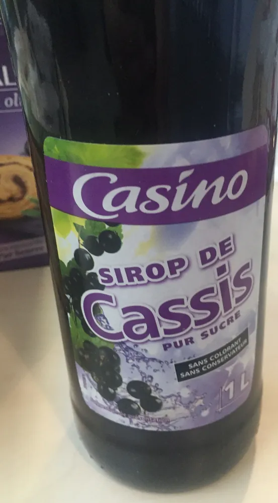Sirop de cassis