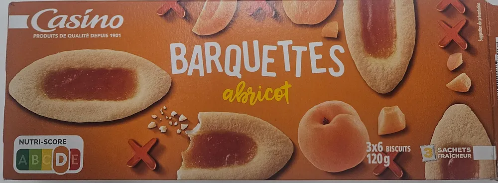 Barquettes Abricot