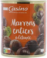 Marrons entiers à l'étuvée