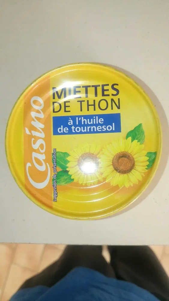 Miettes de Thon a l´huile de tournesol