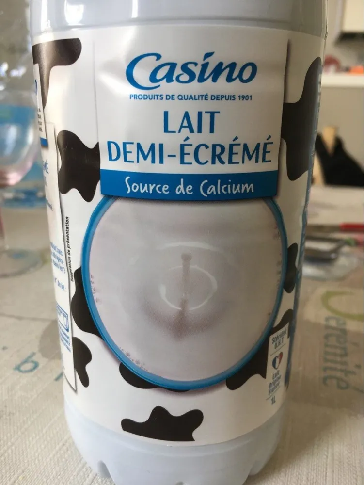 Lait demi-écrémé