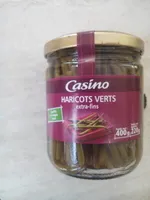 Haricots verts extra-fins cueillis et rangés main