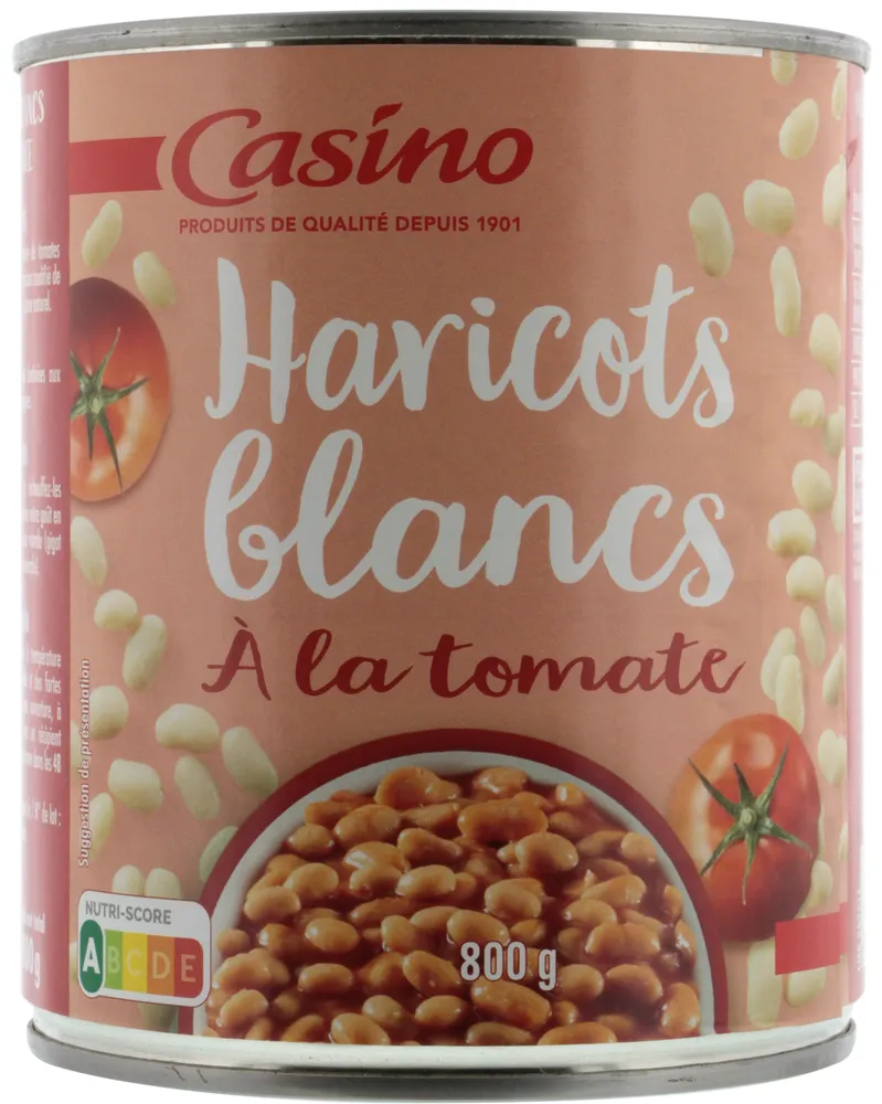 Haricots blancs à la tomate