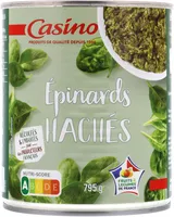 Epinards hachés