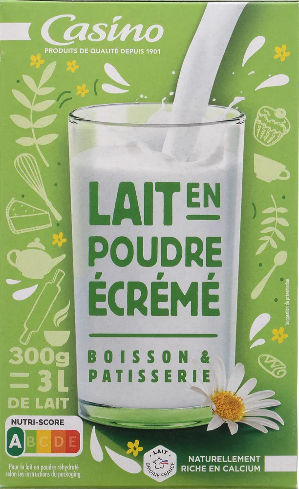 Lait en poudre écrémé