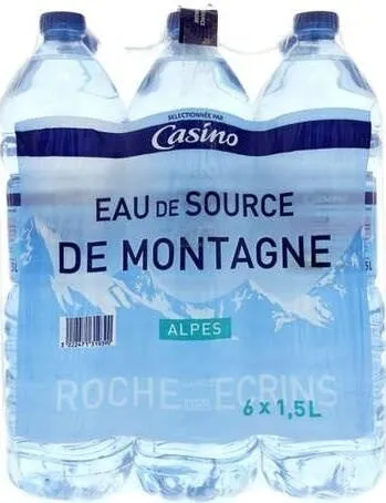 Eau de source de montagne Aes Roches des Ecrins
