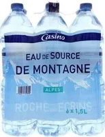 Eau de source de montagne Aes Roches des Ecrins