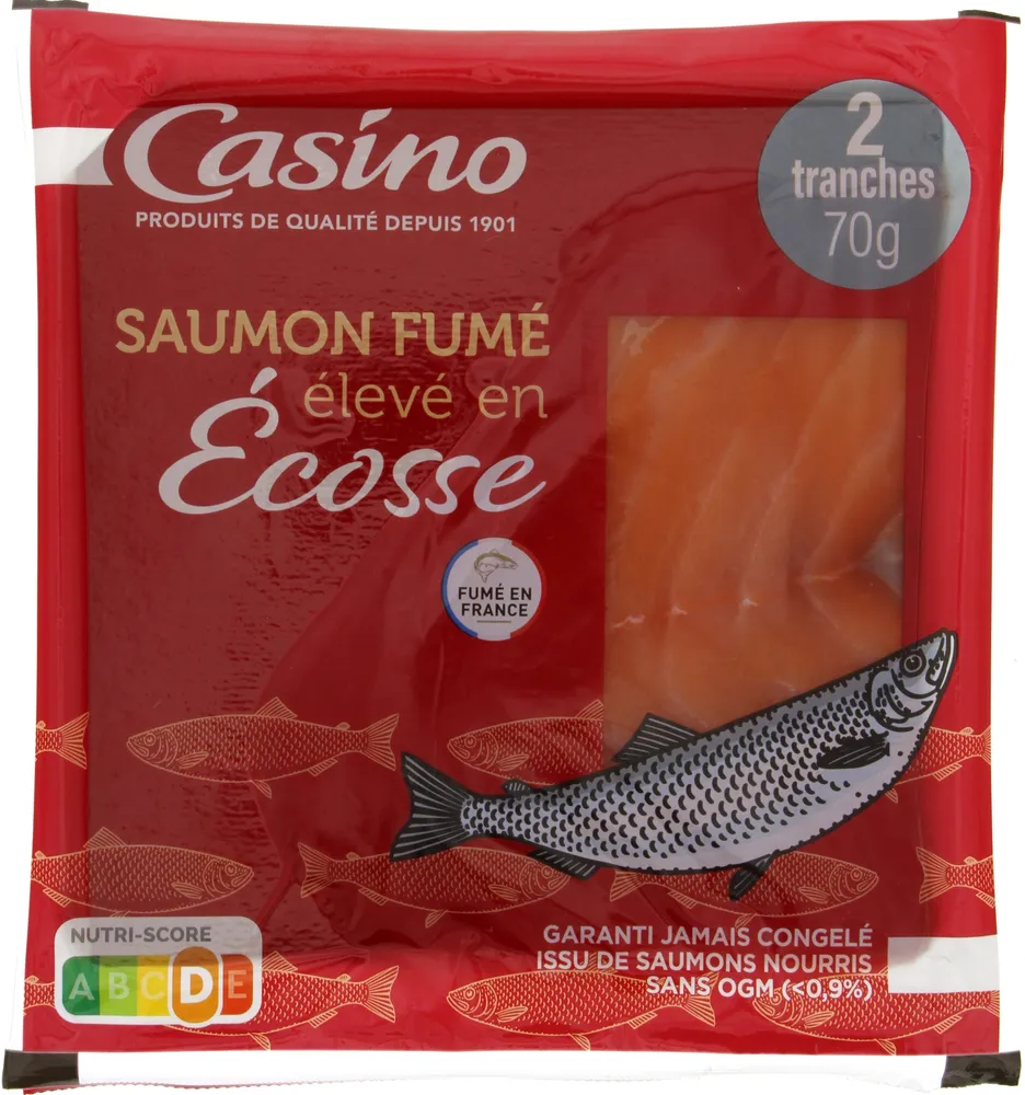 Saumon fumé élevé en Ecosse
