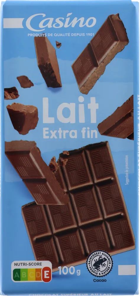 Chocolat au lait familial 3x