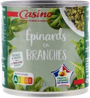 Epinards en branches