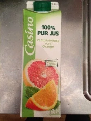 100% Pur Jus Pamplemousse rose Orange