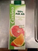 100% Pur Jus Pamplemousse rose Orange