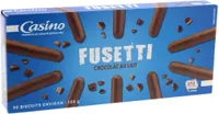Fusetti au chocolat au lait