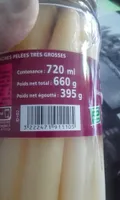 Asperges blanches pelées très grosses