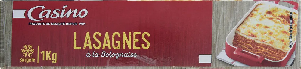 Lasagnes à la Bolognaise