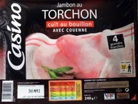 Jambon au Torchon cuit au bouillon Avec Couenne