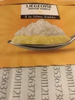 Mousse liégeoise A la crème fraîche Saveur vanille
