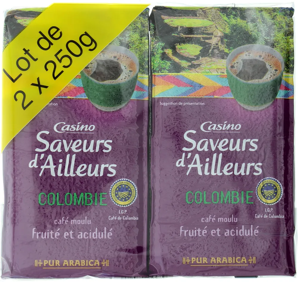 Pur Colombie 100% arabica Fruité et acidulé