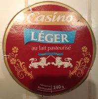 Léger au lait pasteurisé