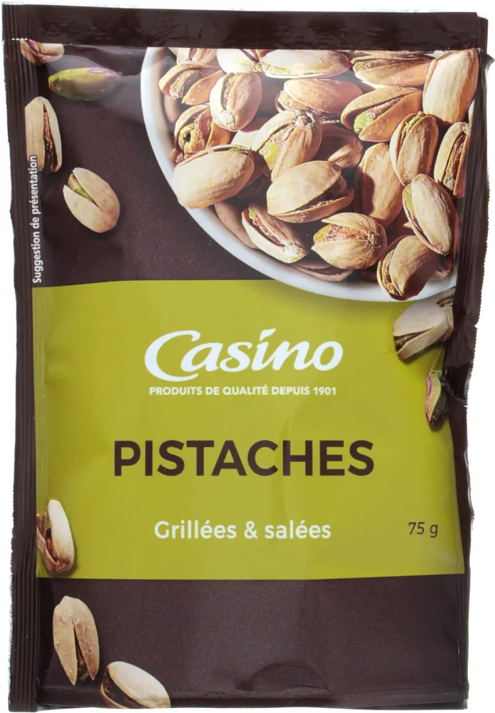 Pistaches grillées salées
