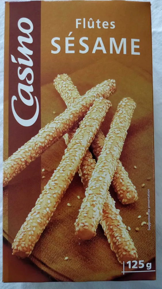 Flute Sesame 125G Sav Gourm Co