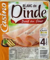 Blanc de Dinde Doré au four 4 Tranches