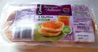 4 Muffins blancs - CASINO SAVEURS D'AILLEURS - Royaume-Uni