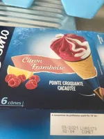 Cônes Citron Framboise x6