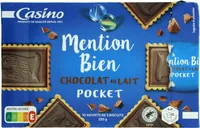 Mention Bien Chocolat au lait Pocket