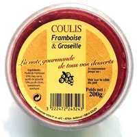 Coulis framboise groseille