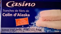 Filets de colin d'Alaska surgelés