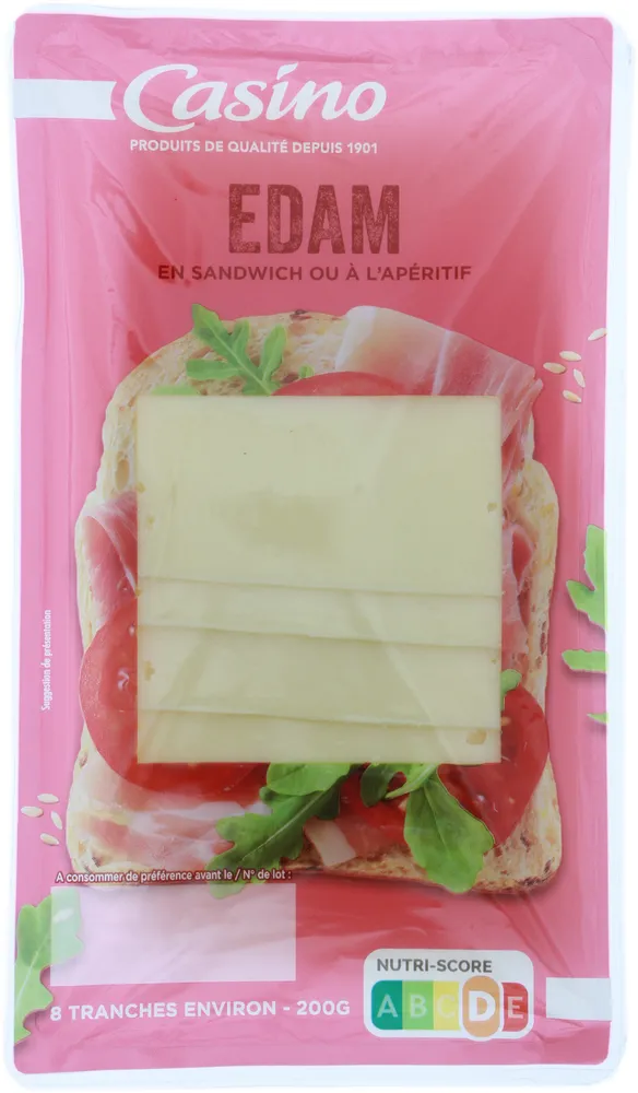 Edam en tranches
